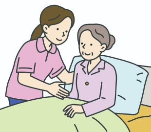 転倒予防のご注意のイラスト